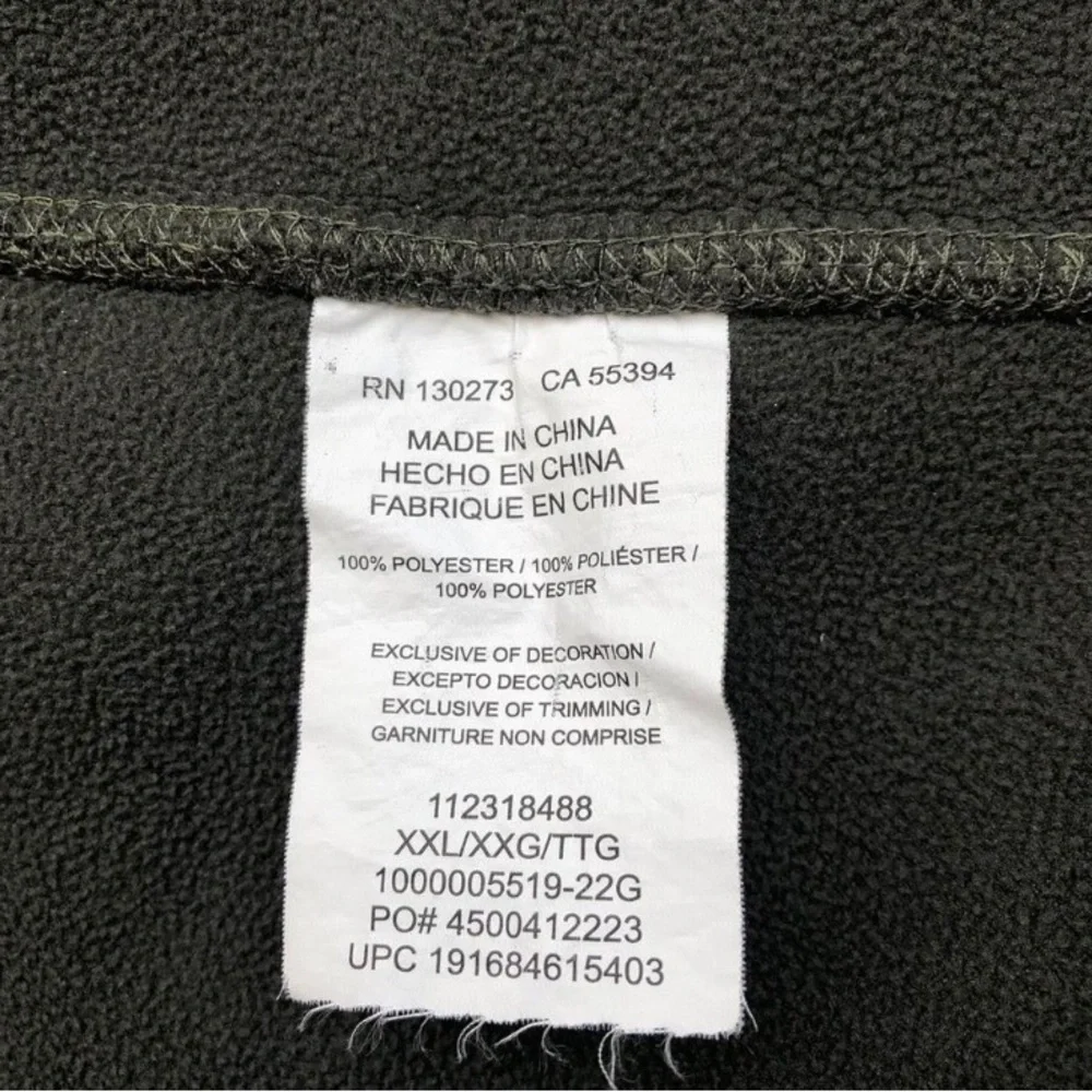 Wrangler Men's Multi-Pocket Sherpa Jacket Charcoal Size XXL Full Zip Heavyweight